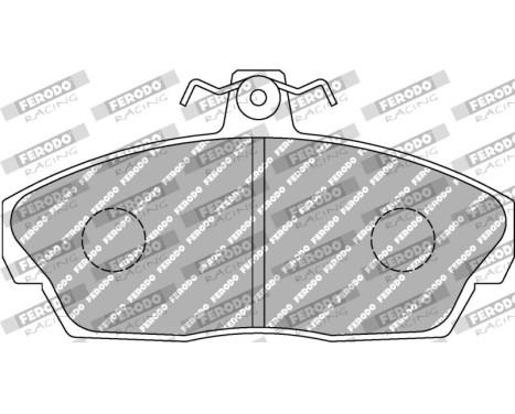 Brake pad set, disc brake FCP613H Ferodo Racing, Image 2
