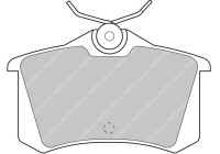 Brake pad set, disc brake FCP726H Ferodo Racing