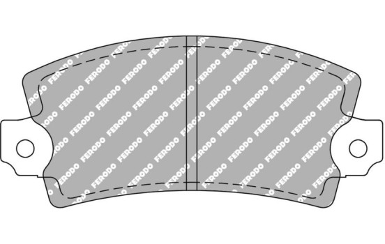Brake pad set, disc brake FCP72H Ferodo Racing