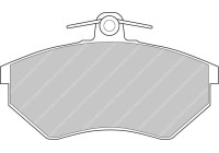 Brake pad set, disc brake FCP775H Ferodo Racing