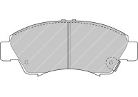 Brake pad set, disc brake FCP777H Ferodo Racing