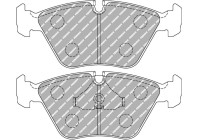 Brake pad set, disc brake FCP779W Ferodo Racing
