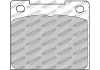 Brake pad set, disc brake FCP809R Ferodo Racing