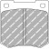 Brake pad set, disc brake FCP810H Ferodo Racing