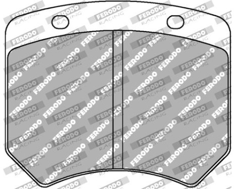 Brake pad set, disc brake FCP825H Ferodo Racing