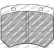 Brake pad set, disc brake FCP825H Ferodo Racing