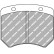 Brake pad set, disc brake FCP825H Ferodo Racing, Thumbnail 2
