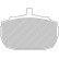 Brake pad set, disc brake FCP832R Ferodo Racing