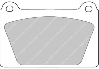 Brake pad set, disc brake FCP840R Ferodo Racing