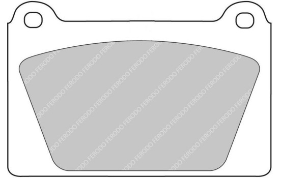 Brake pad set, disc brake FCP840R Ferodo Racing
