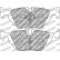 Brake pad set, disc brake FCP850W Ferodo Racing, Thumbnail 2
