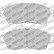 Brake pad set, disc brake FCP867H Ferodo Racing, Thumbnail 2