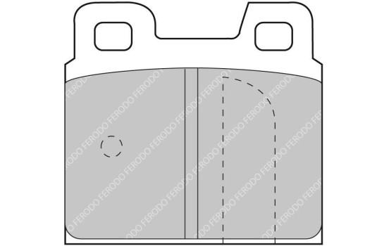 Brake pad set, disc brake FCP93R Ferodo Racing