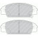Brake Pad Set, disc brake FDB1444 Ferodo, Thumbnail 2