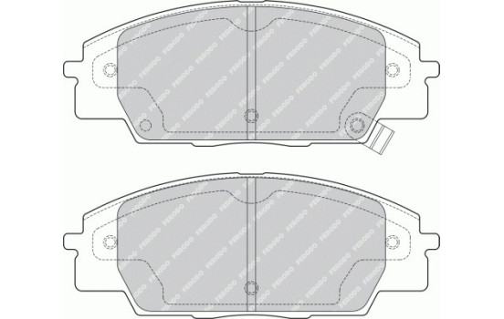 Brake Pad Set, disc brake FDB1444 Ferodo, Image 2
