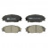 Brake Pad Set, disc brake FDB1444 Ferodo
