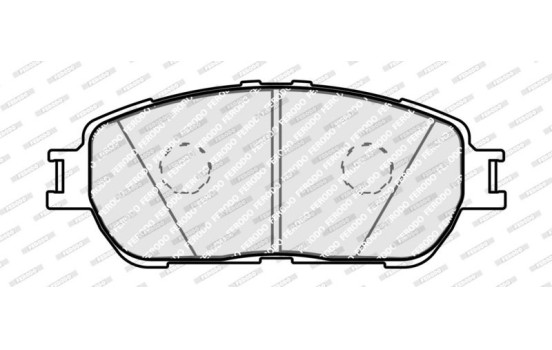 Brake pad set, disc brake FDB4126 Ferodo, Image 2