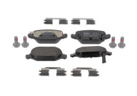 Brake pad set, disc brake FDB4464 Ferodo