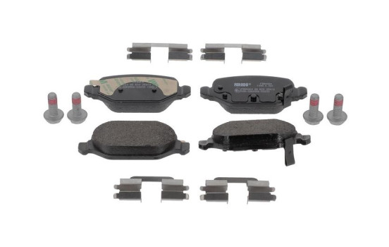 Brake pad set, disc brake FDB4464 Ferodo