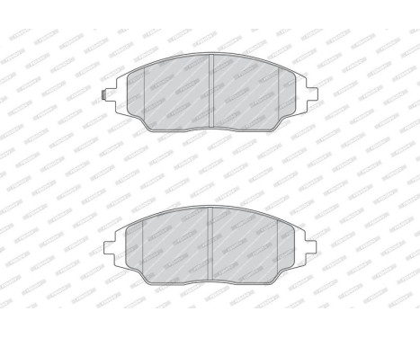 Brake pad set, disc brake FDB4496 Ferodo, Image 2