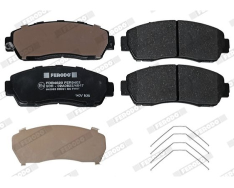 Brake pad set, disc brake FDB4620 Ferodo, Image 2
