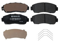 Brake pad set, disc brake FDB4620 Ferodo