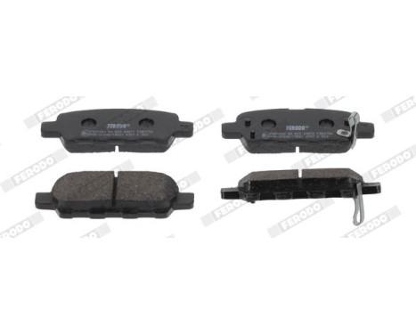 Brake pad set, disc brake FDB4756 Ferodo