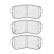 Brake pad set, disc brake FDB4771 Ferodo