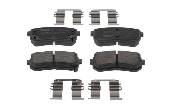 Brake pad set, disc brake FDB4771 Ferodo