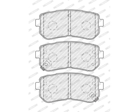 Brake pad set, disc brake FDB4771 Ferodo, Image 2