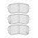 Brake pad set, disc brake FDB4771 Ferodo, Thumbnail 2