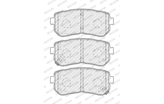 Brake pad set, disc brake FDB4771 Ferodo, Image 2