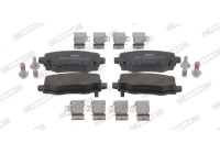 Brake pad set, disc brake FDB4883 Ferodo
