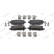 Brake pad set, disc brake FDB4883 Ferodo