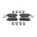 Brake pad set, disc brake FDB4883 Ferodo