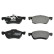 Brake pad set, disc brake FDB4900 Ferodo