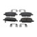 Brake pad set, disc brake FDB4914 Ferodo