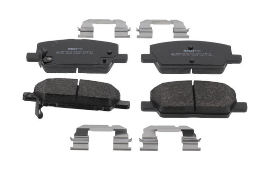 Brake pad set, disc brake FDB4914 Ferodo