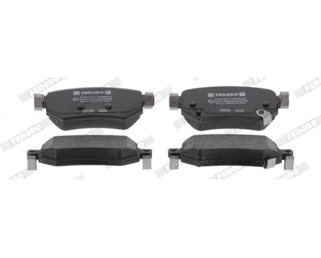 Brake pad set, disc brake FDB4944 Ferodo