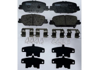 Brake pad set, disc brake FDB4961 Ferodo