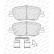 Brake pad set, disc brake FDB4961 Ferodo, Thumbnail 2