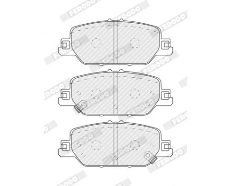 Brake pad set, disc brake FDB4964 Ferodo, Image 2
