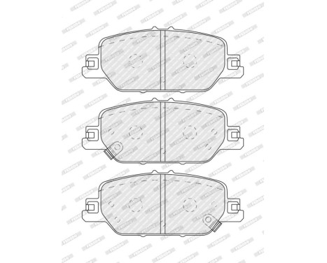 Brake pad set, disc brake FDB4964 Ferodo, Image 3