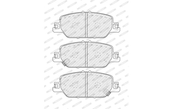 Brake pad set, disc brake FDB4964 Ferodo, Image 3