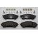 Brake pad set, disc brake FDB4981 Ferodo, Thumbnail 2