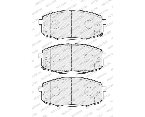 Brake pad set, disc brake FDB4985 Ferodo, Image 2