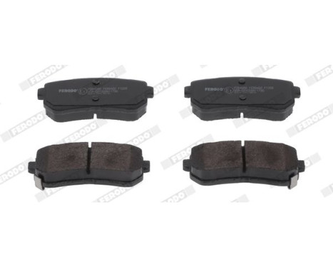 Brake pad set, disc brake FDB4986 Ferodo