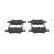 Brake pad set, disc brake FDB5024 Ferodo