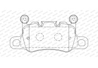 Brake pad set, disc brake FDB5024 Ferodo