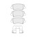 Brake pad set, disc brake FDB5036 Ferodo